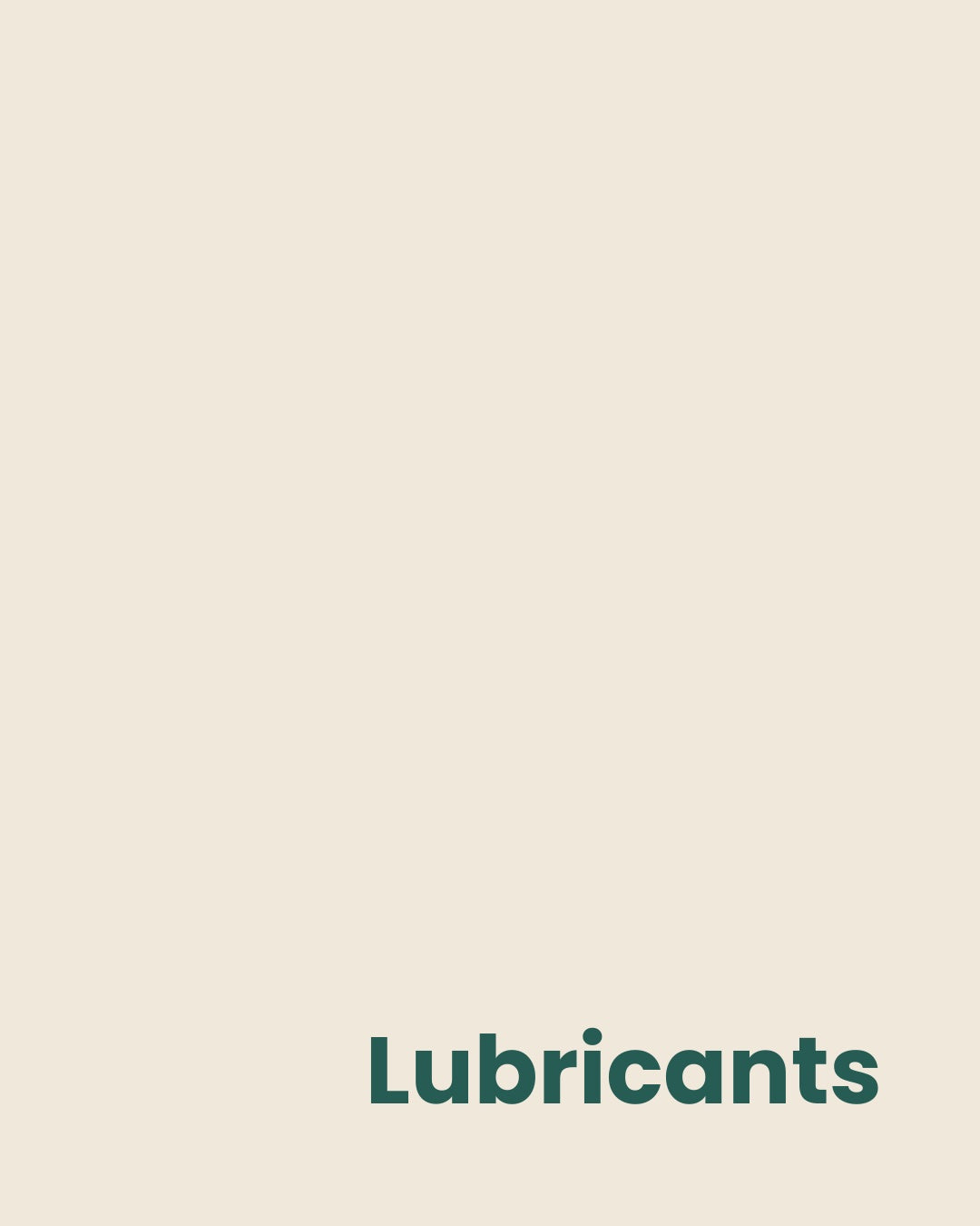 Lubricants & Serums