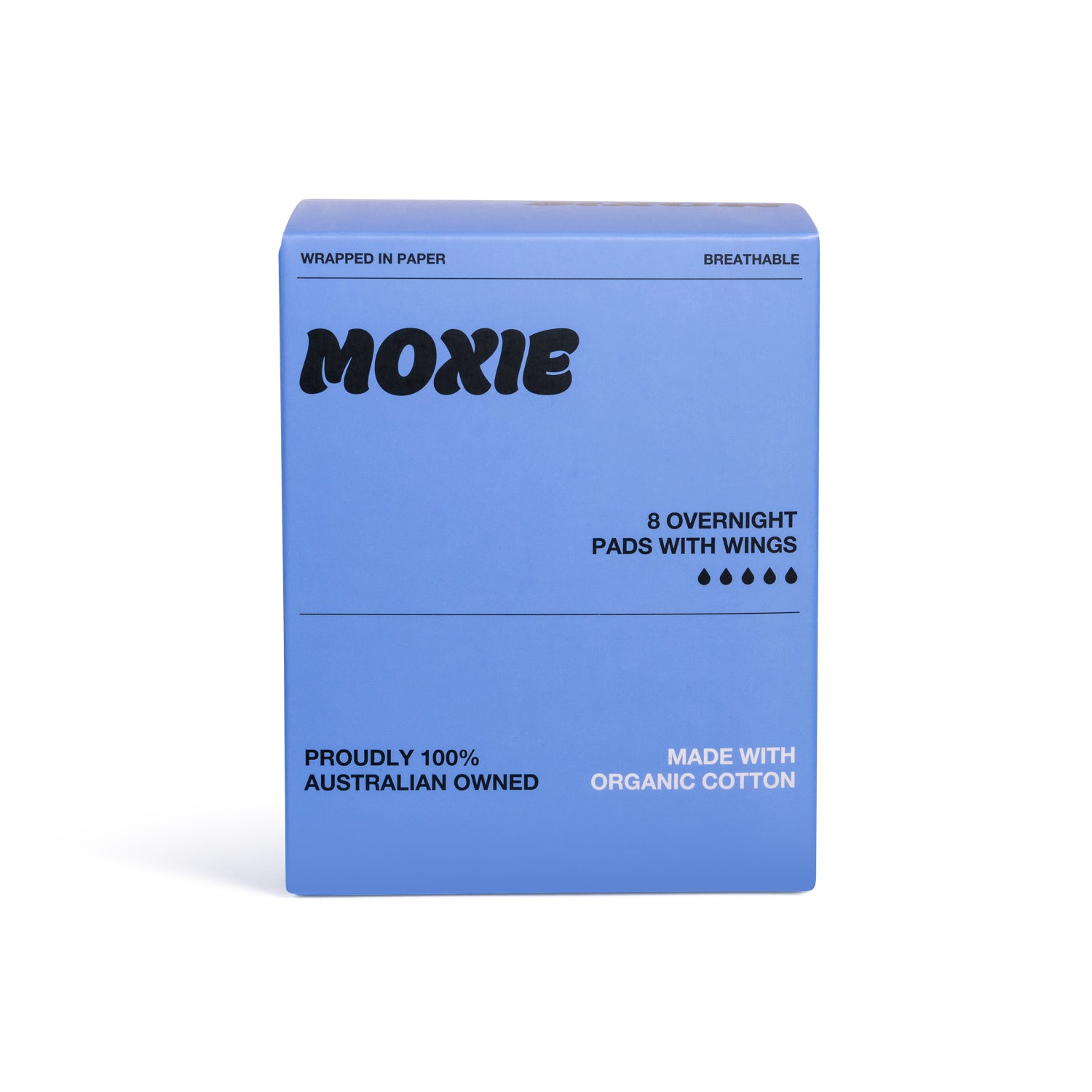 Moxie | Organic Overnight Pads (8 pack)