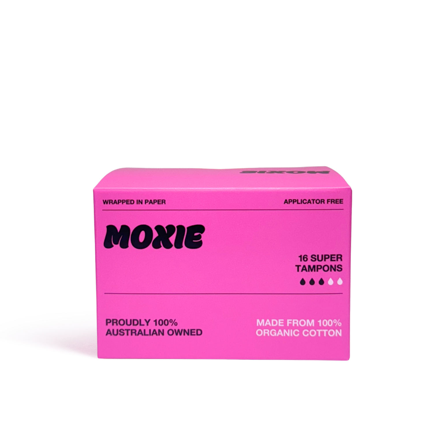 Moxie | Organic Super Tampons (16 pack)
