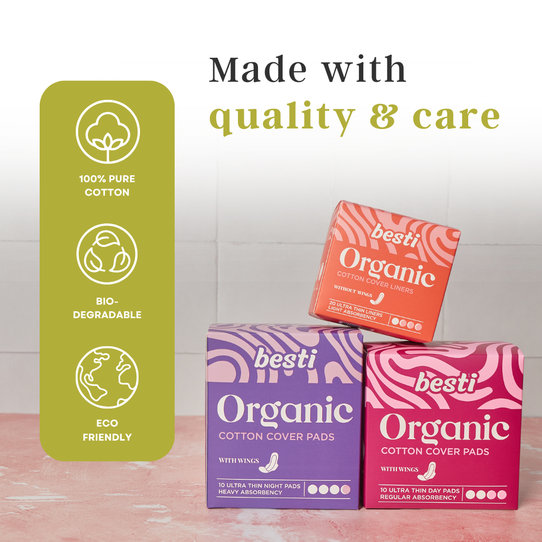 Besti | Organic Night Pads (10 Pack)