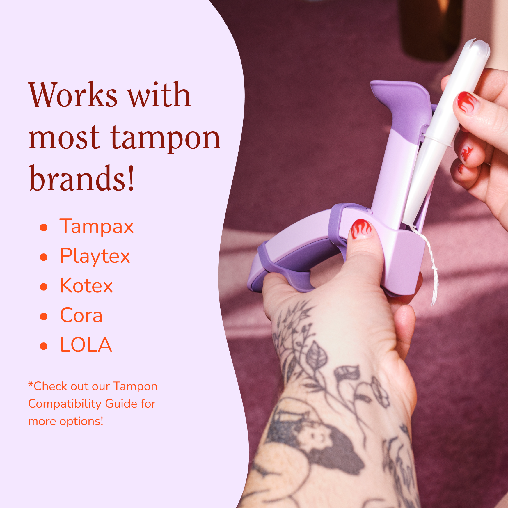 TINA Healthcare | Tampon Insertion Accessory