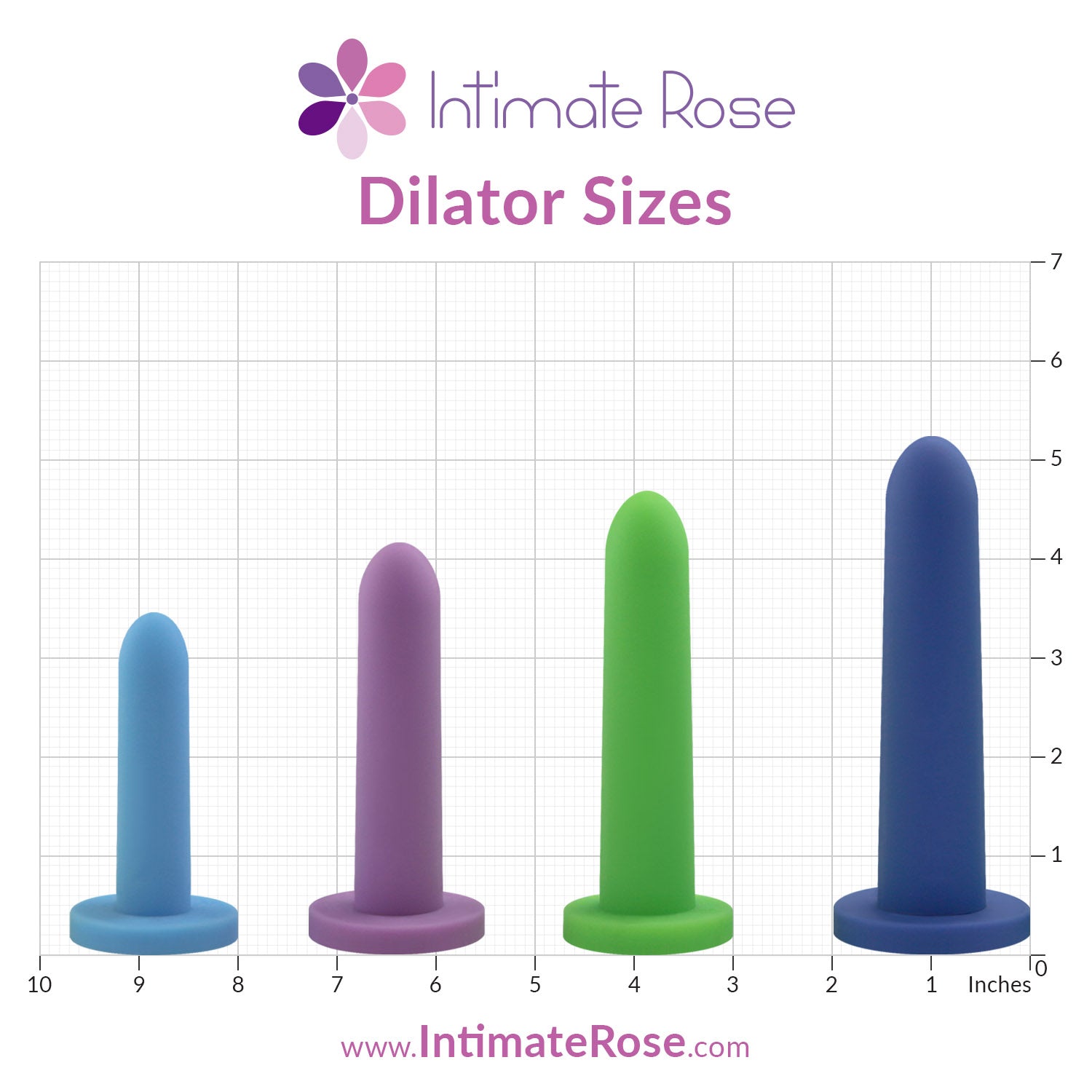 Intimate Rose | Medium Trainer (Dilator) Set