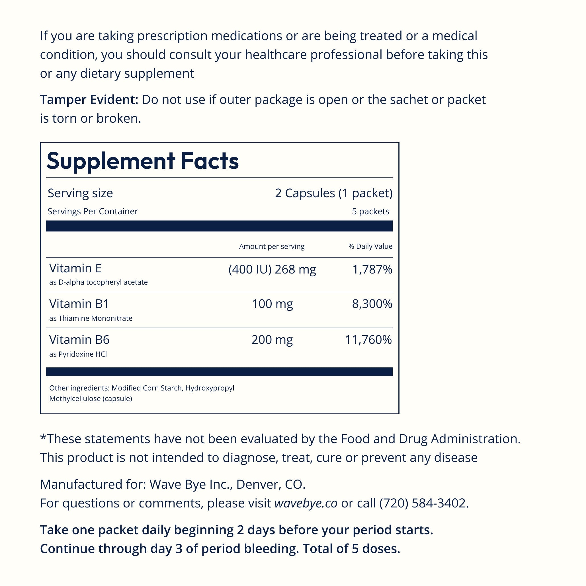 Wave Bye | Bye Cramps (Mild Symptoms)