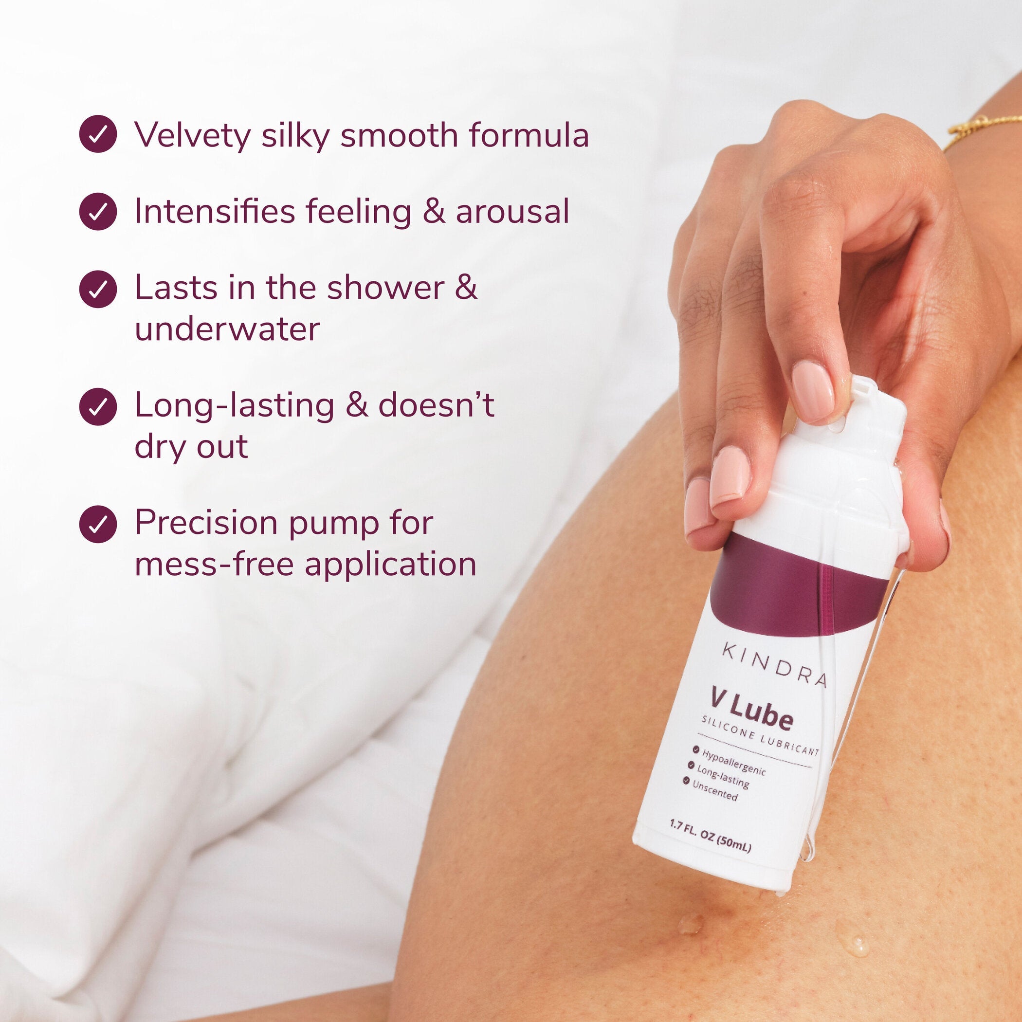 Kindra | V Lube Silicone Lubricant