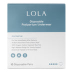Organic Disposable Postpartum Underwear