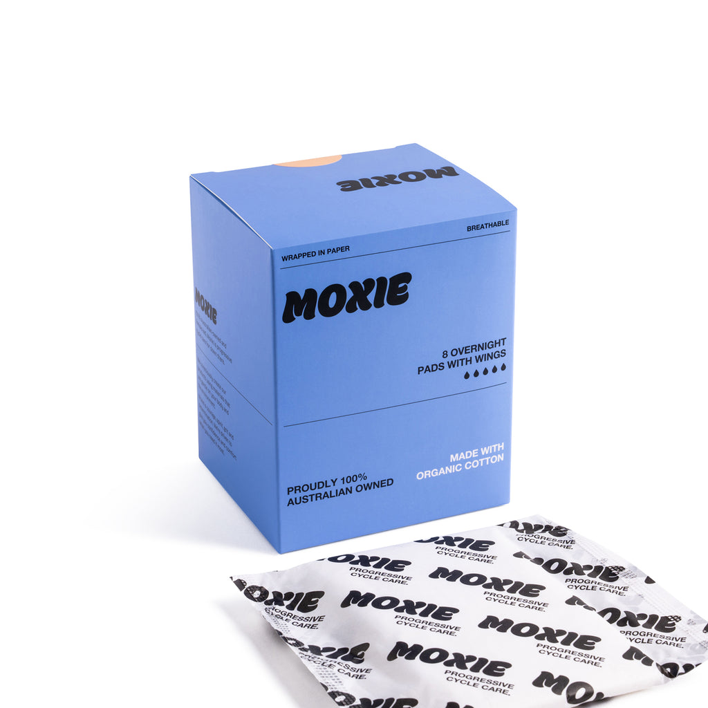 Moxie | Organic Overnight Pads (8 pack)