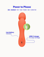 Min Mini Wand Vibrator