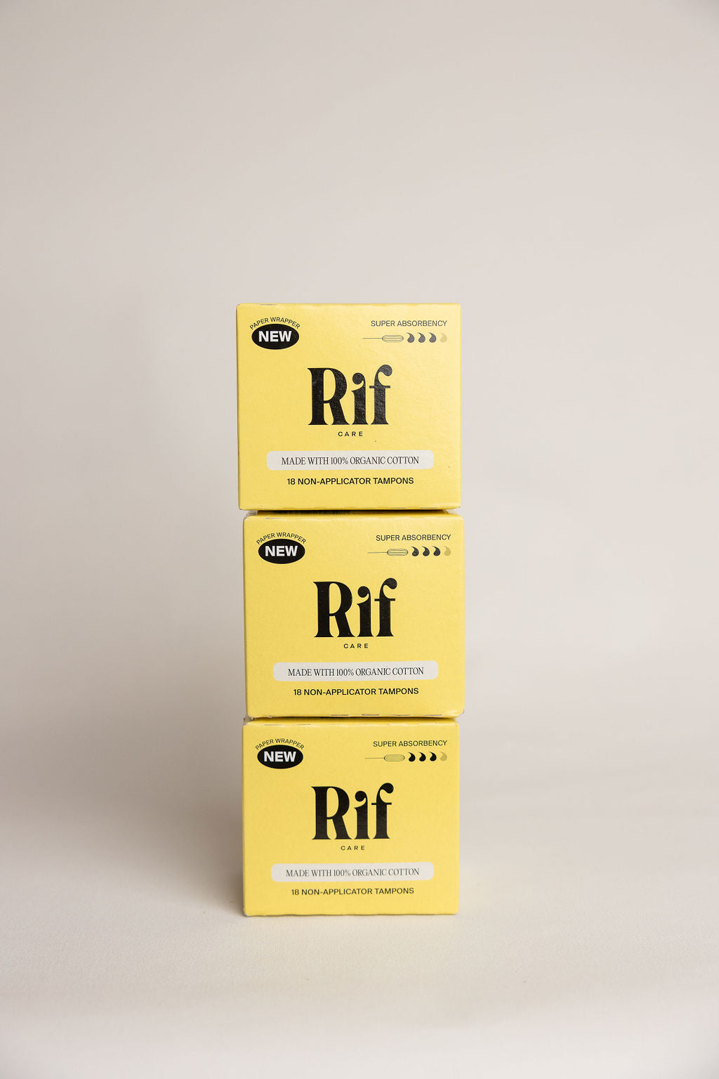 Rif Care | Organic Super Tampons (18 Pack)