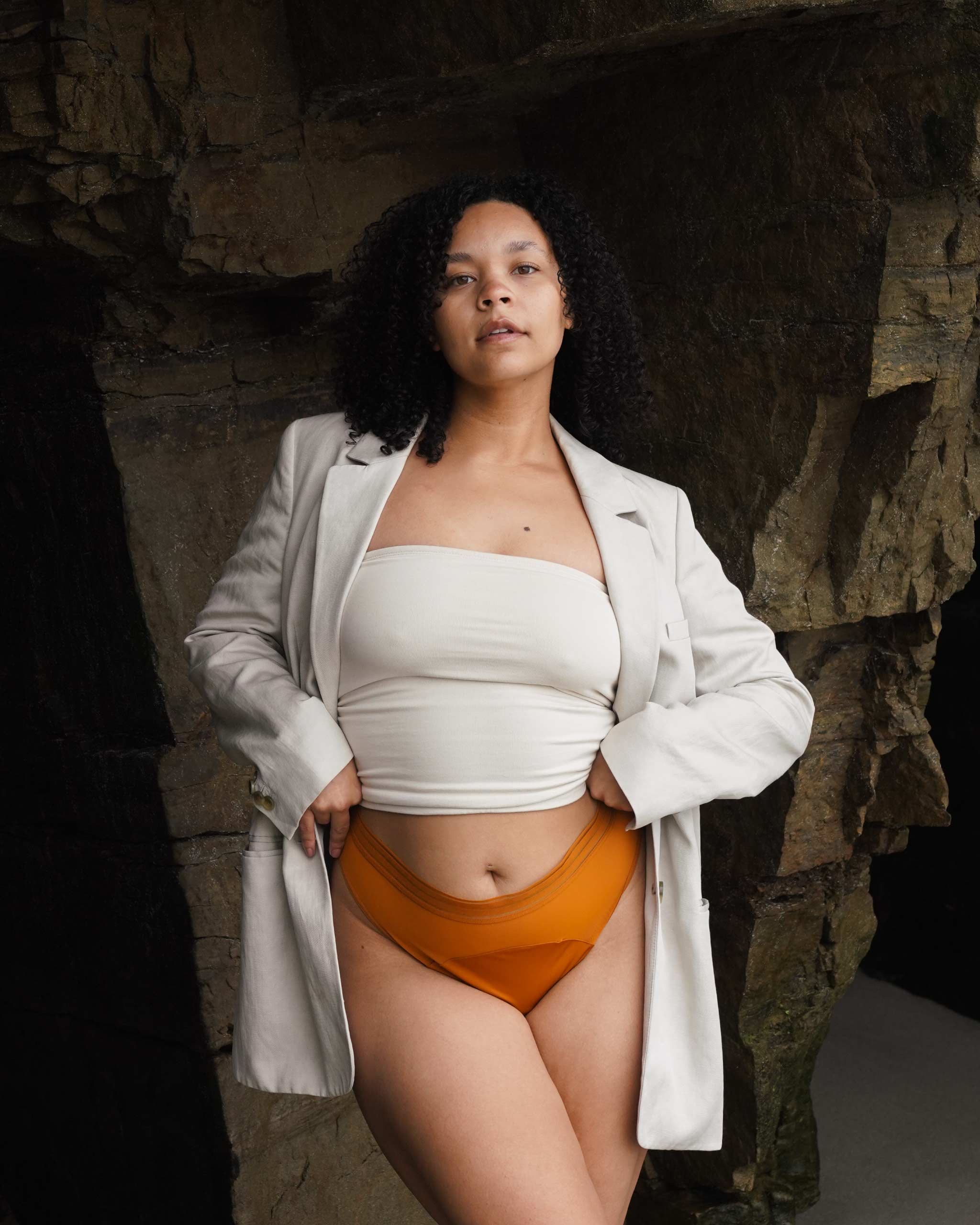 Leakproof Mesh Thong