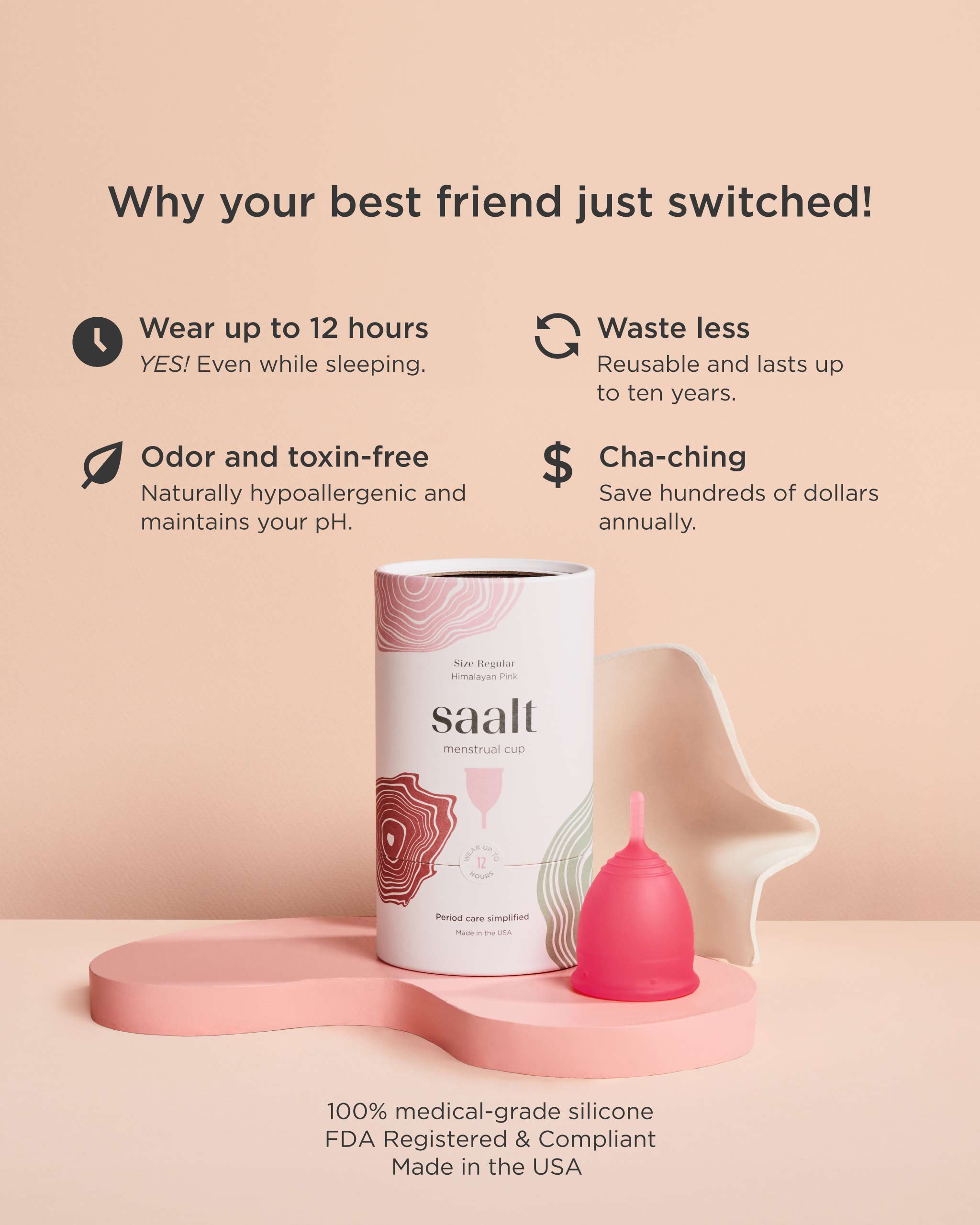 Saalt Menstrual Cup