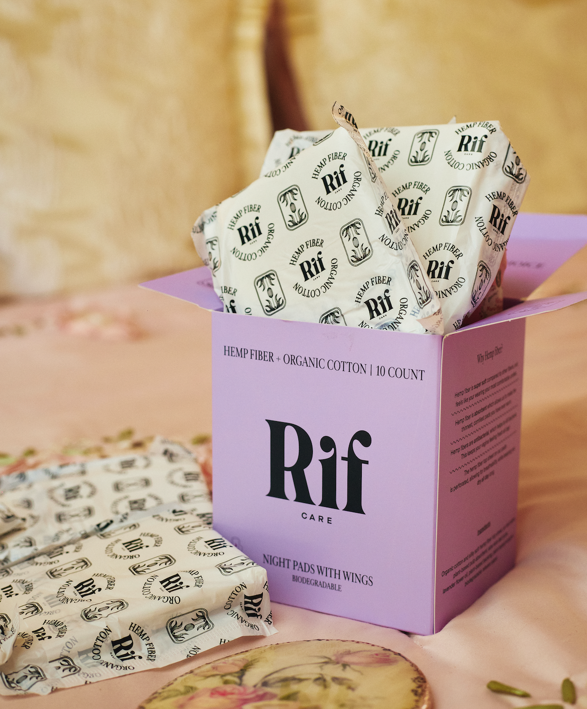 Rif Care | Organic Night Pads (10 Pack)