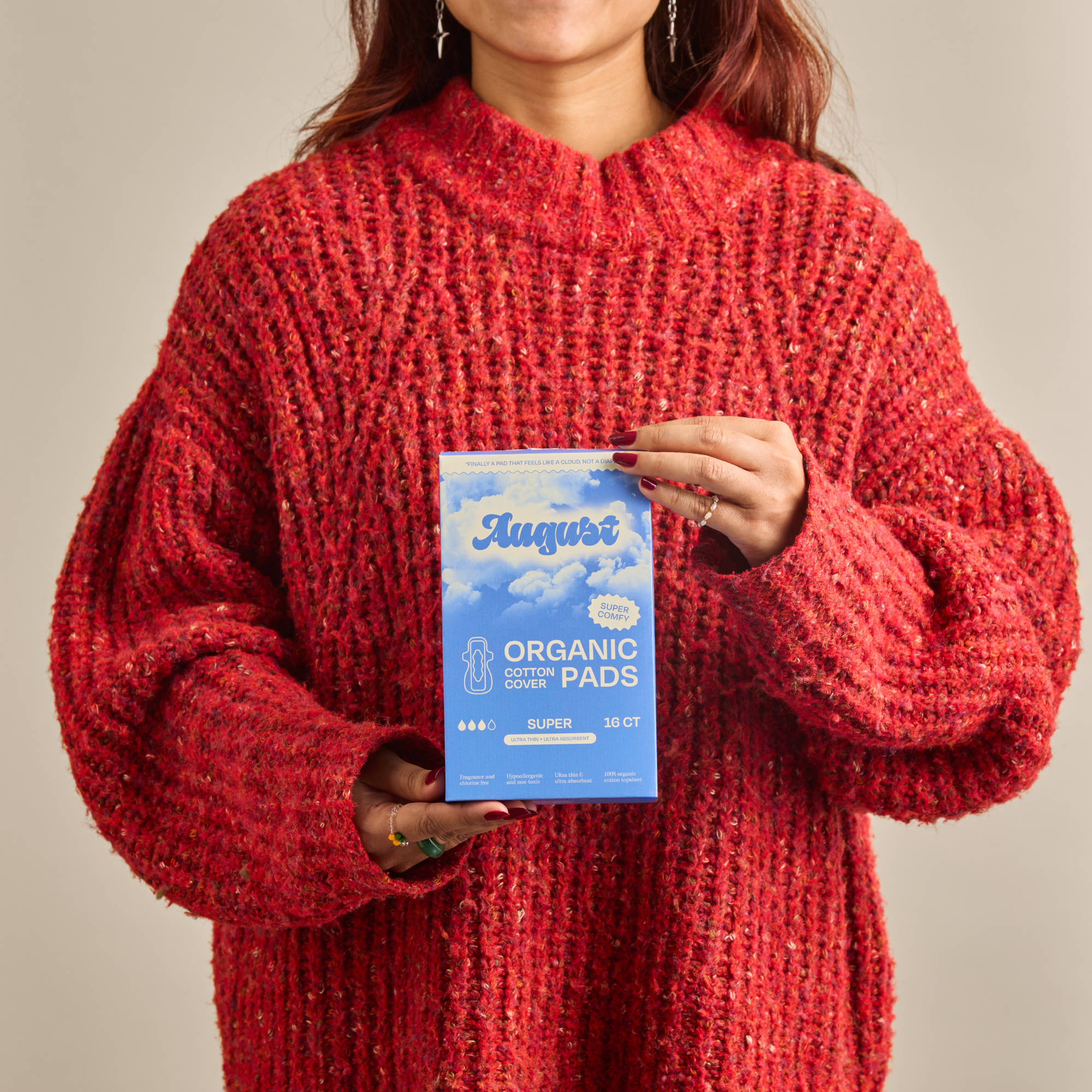August | Organic Super Pads (16 Pack)