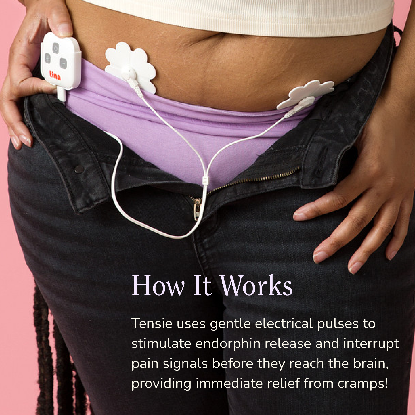 TINA Healthcare | Tensie Period Pain Device