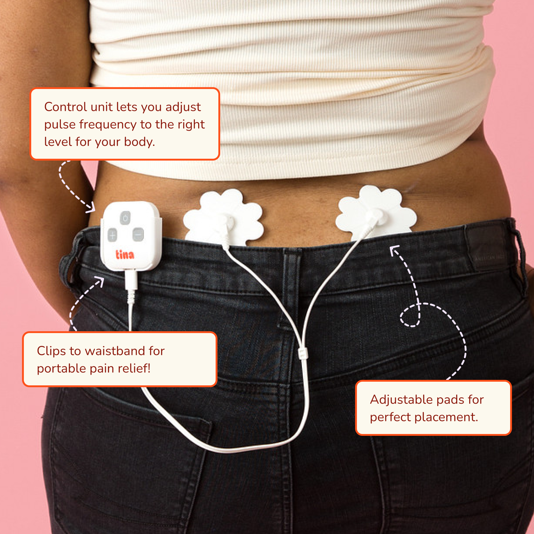 TINA Healthcare | Tensie Period Pain Device