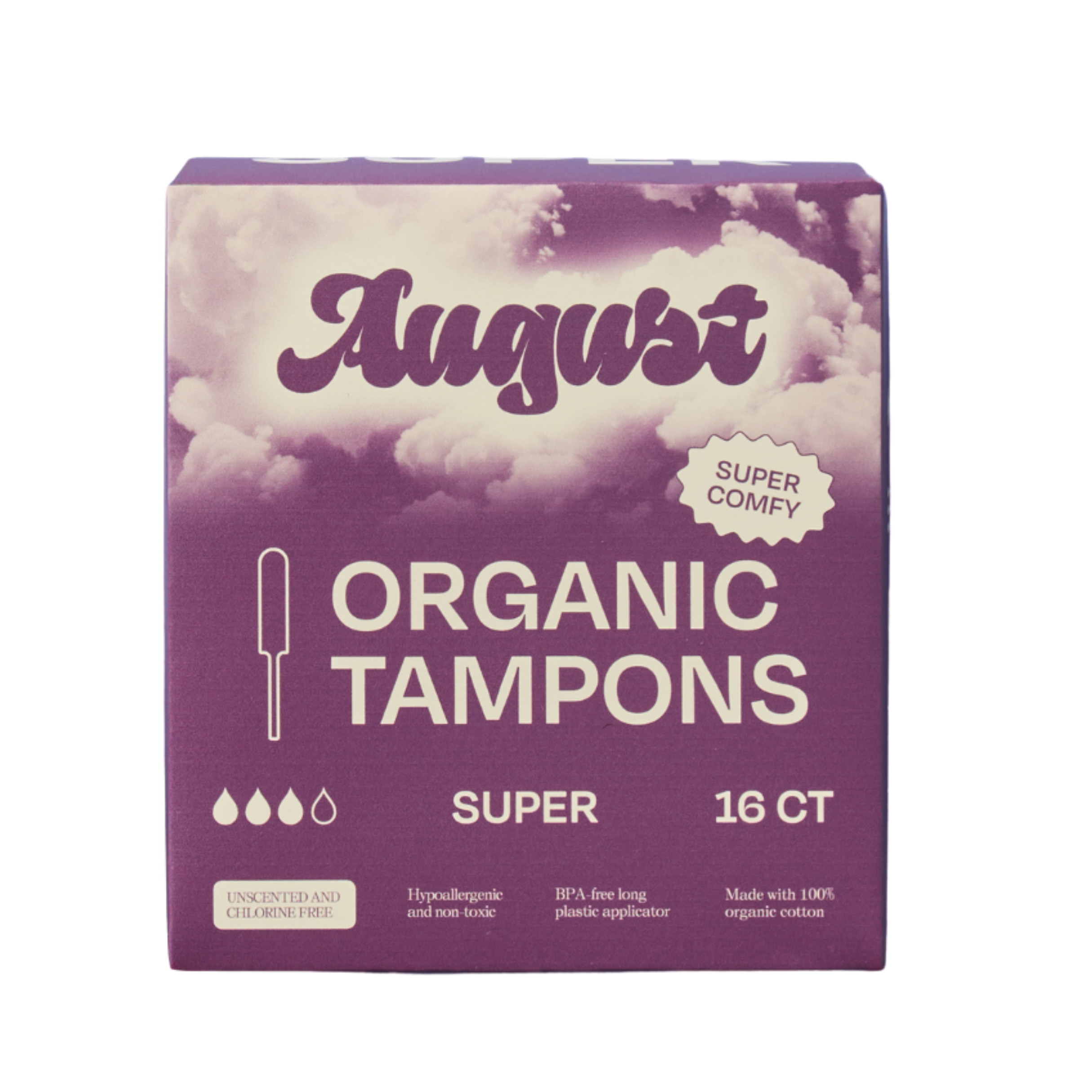 Organic Super Tampons (16 Pack)