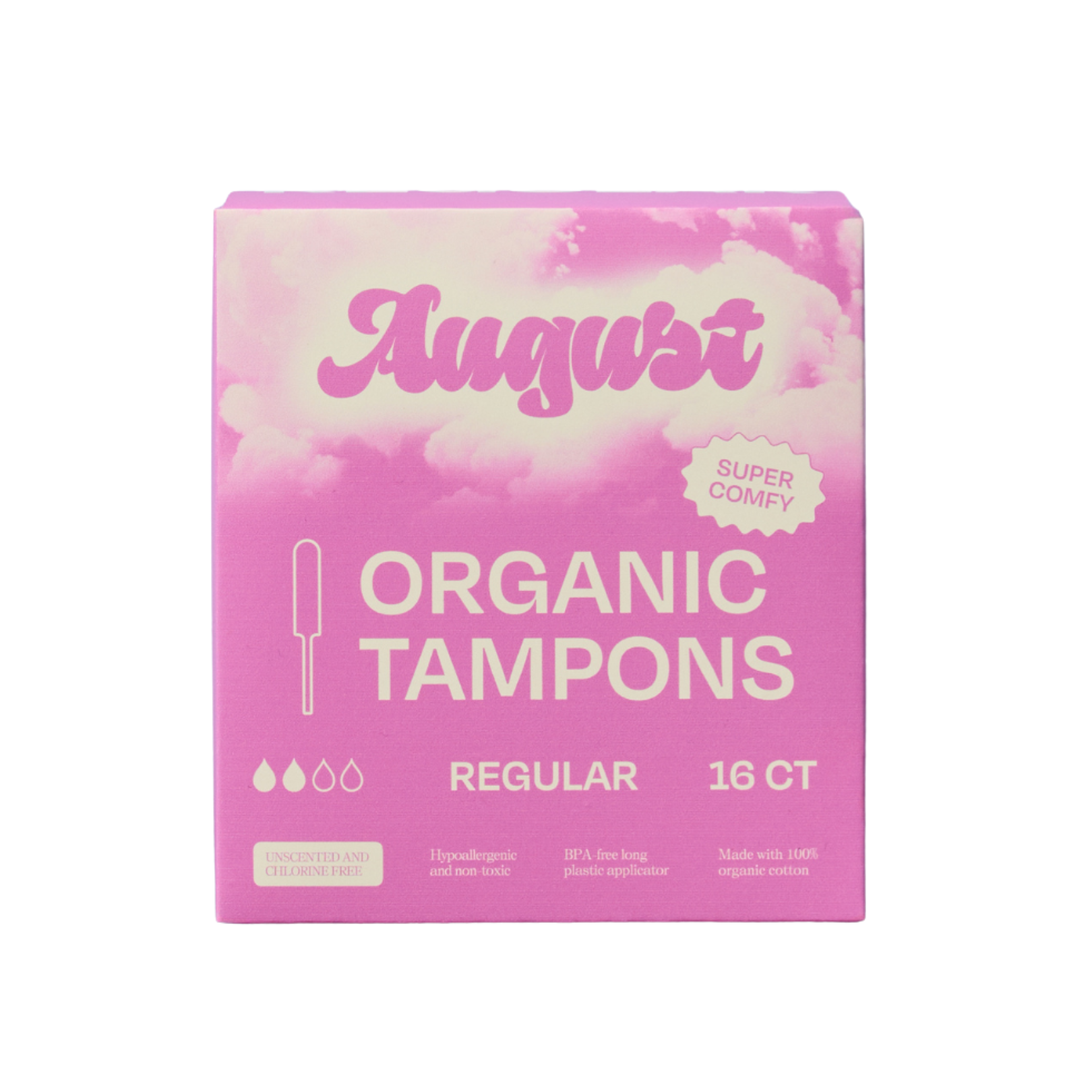 Organic Regular Tampons (16 Pack)