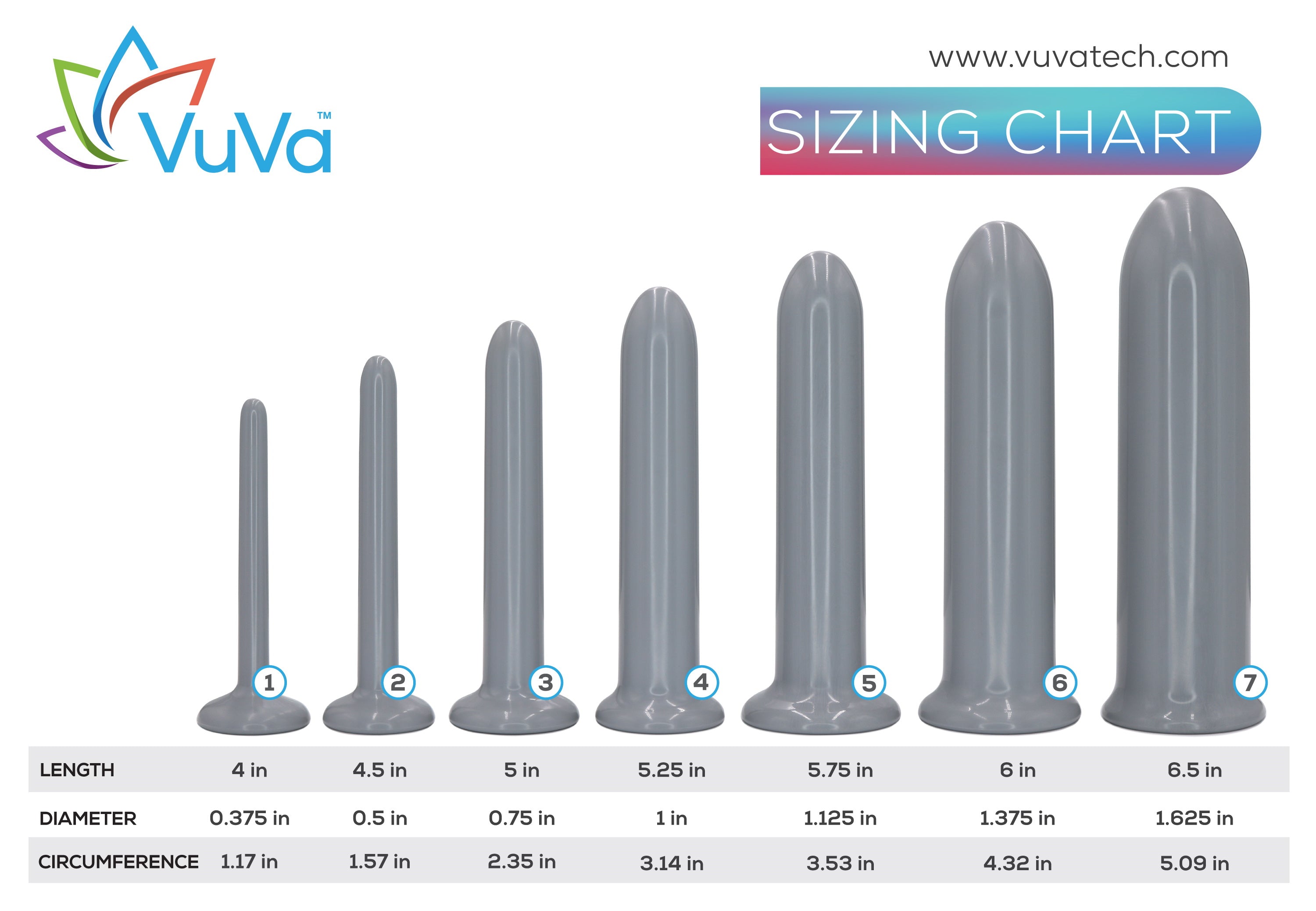 VuVatech | Full Set Neodymium Magnetic Dilators