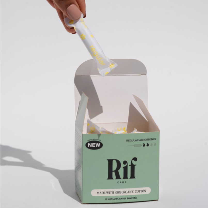 Rif Care | Organic Regular Tampons (18 Pack)
